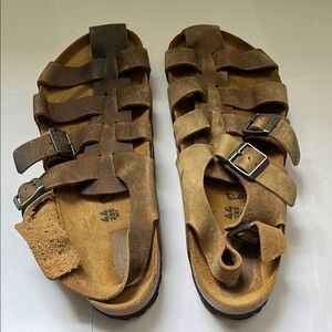 Birkenstock Brown Leather Sandals